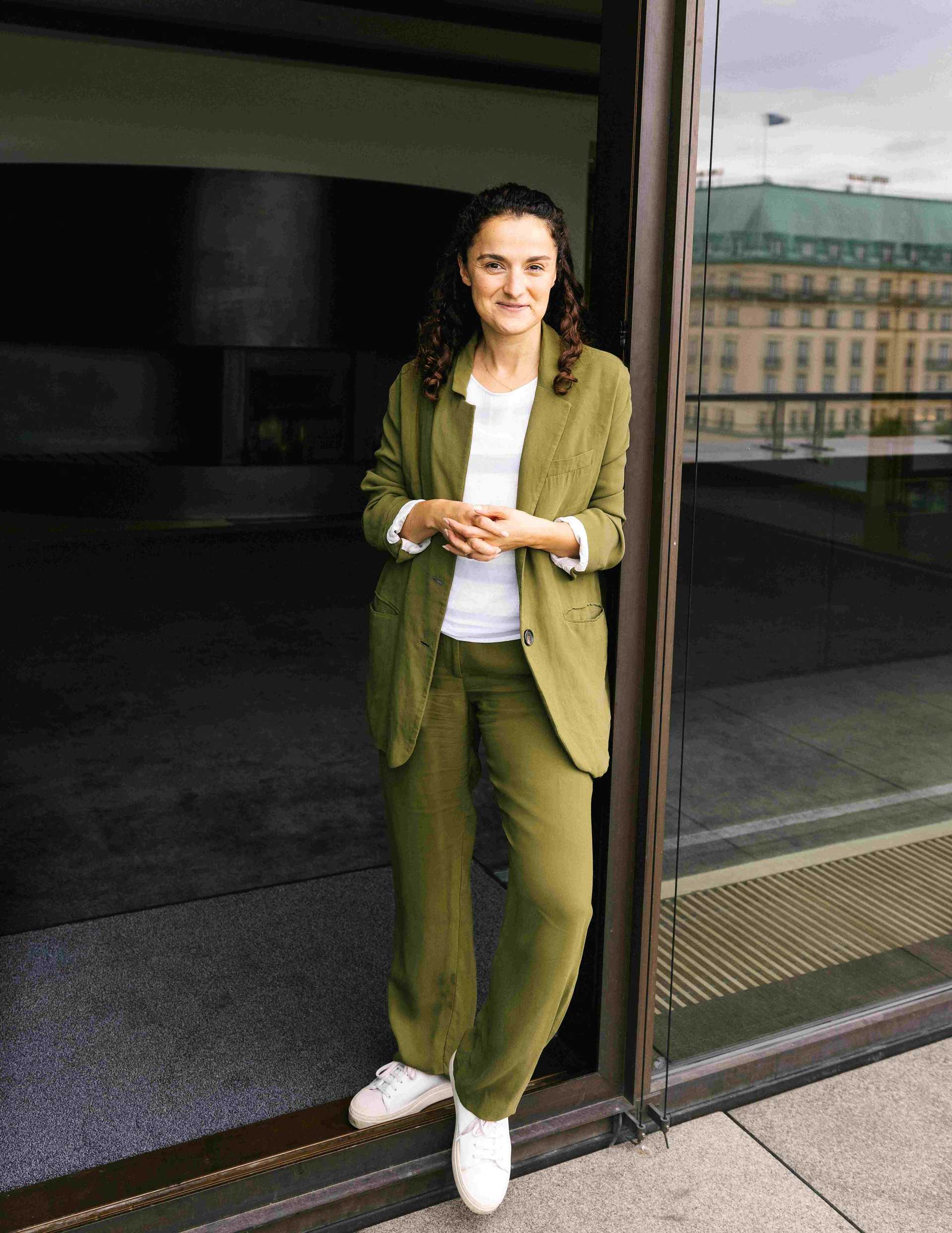 A portrait of Esra Kücük