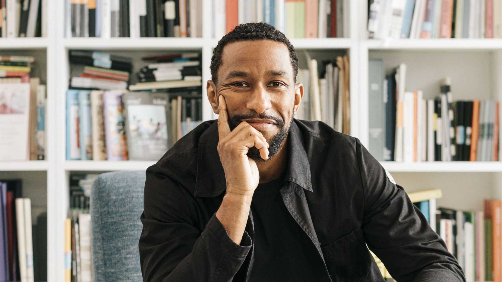 A portrait of Adama Sanneh